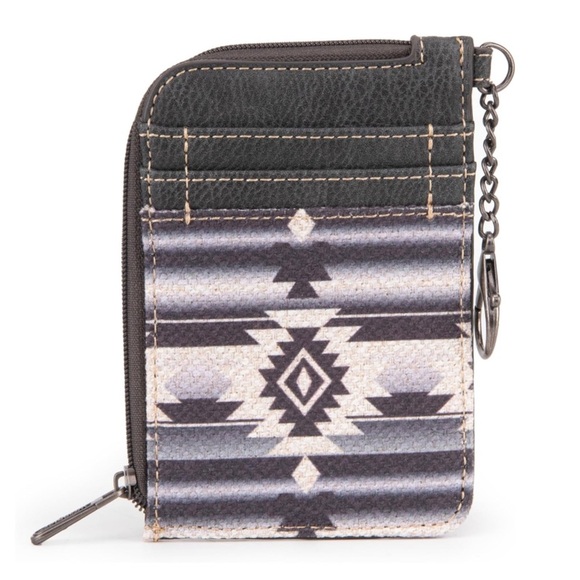 Wrangler/Montana West Womens Boho Aztec Card Holder/Keychain Wallet | NEW/NWT! - Picture 1 of 3